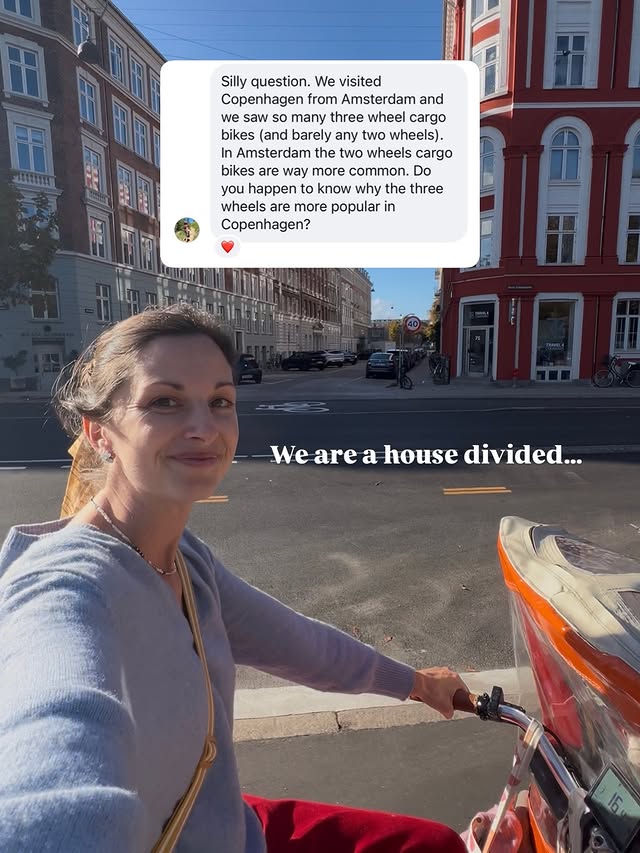 Instagram post by @fleurdellie for Lindex. Caption reads: Why do you think Copenhagen families prefer 3....