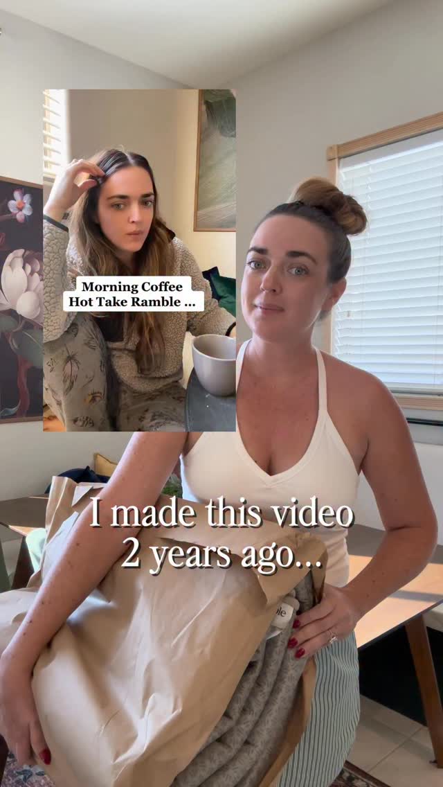 Instagram post by @beingtheblooms for Ruggable. Caption reads: Plot twist: @ruggable who I brutally reviewed 2....