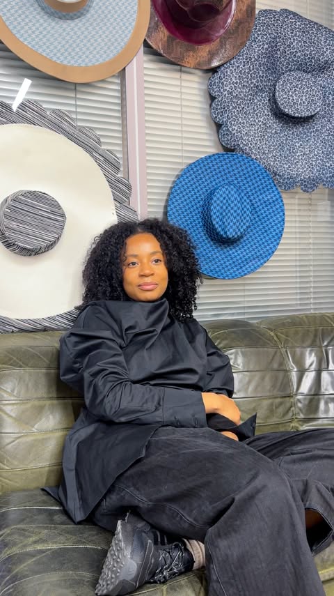 Instagram post by @tolucoker for Liberty London. Caption reads: In The Studio with Tolu Coker⁠
⁠
Step into the....