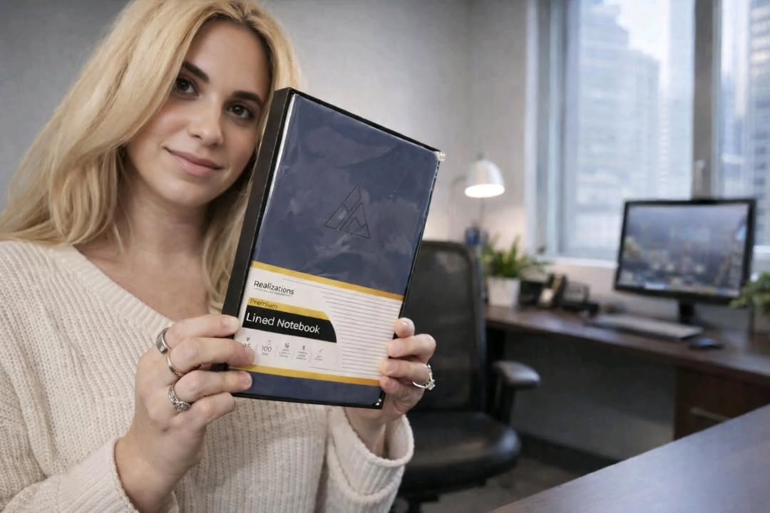 Instagram post by @bluebeachez for Stack Influence. Caption reads: [...] this is it 📓✨

@realizations.co....