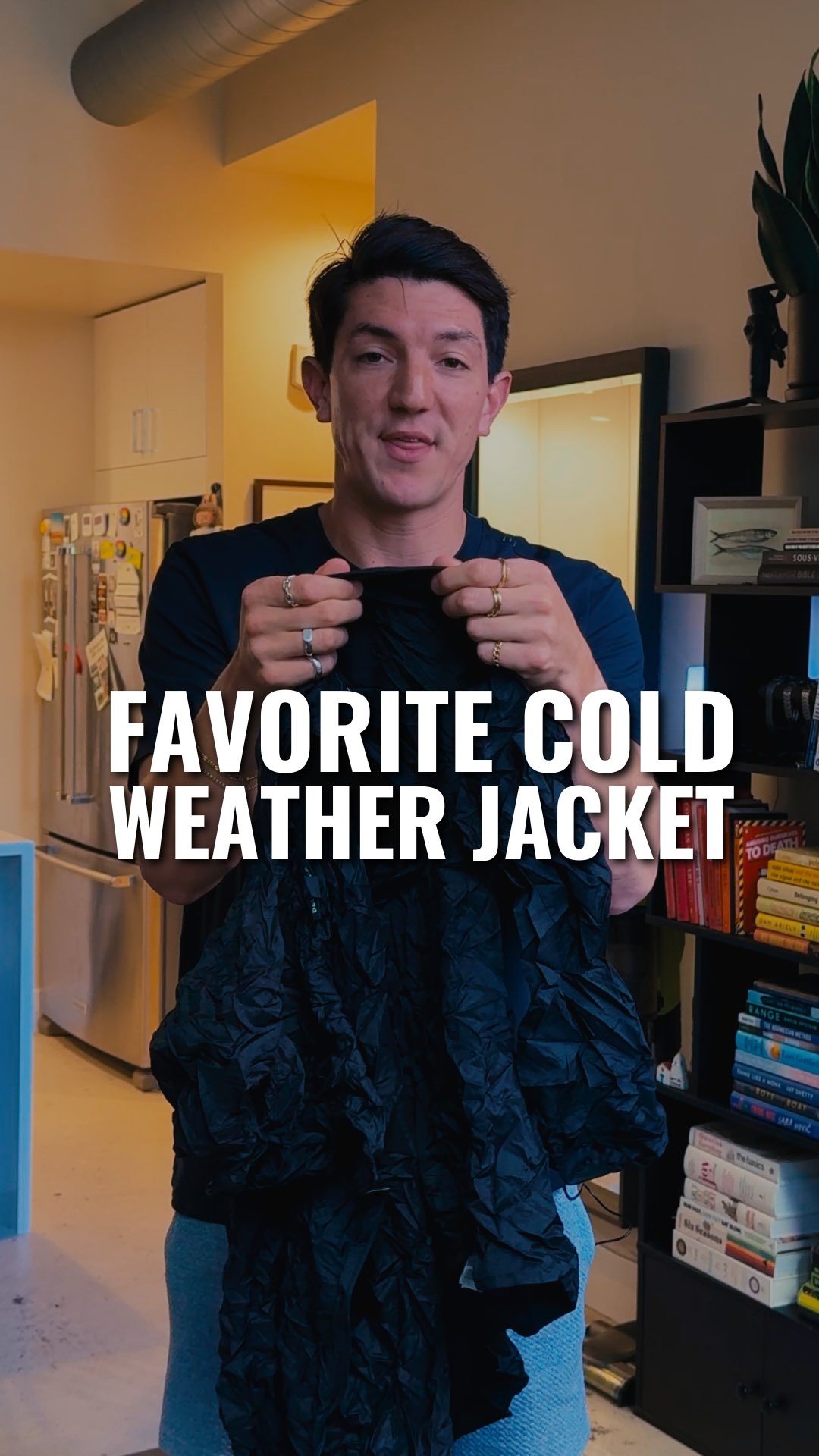 Instagram post by @r.oh.bee for Patagonia. Caption reads: ❄️ 🔥 Staying at a comfortable temperature....