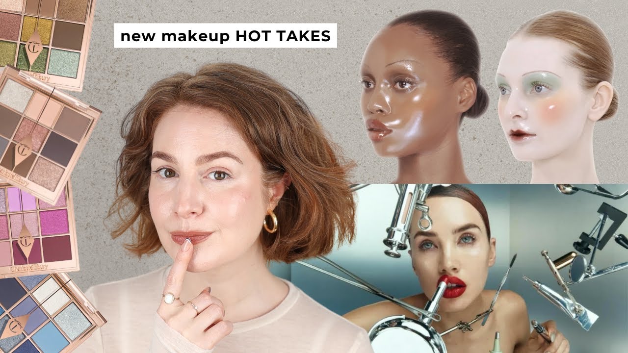 YouTube post by @HannahLouisePoston for Chillhouse. Caption reads: New makeup, HOT takes! Isamaya & RHODE in Sephora,....
