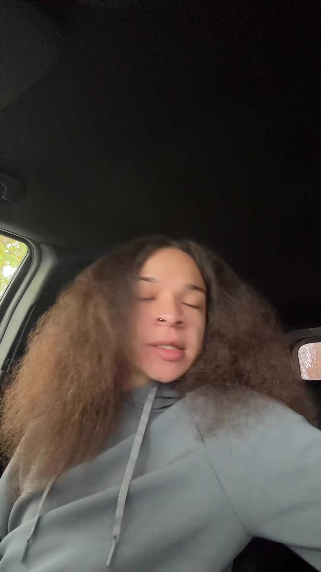 TikTok post by @mauricegreen7 for BounceCurl. Caption reads: @Fenty Hair@BounceCurl #fyp #bouncecurlbrush .