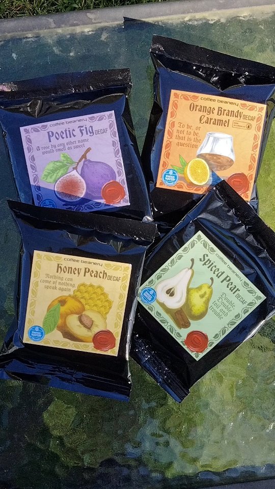 Instagram post by @lookingmybest for Coffee Beanery. Caption reads: [...] of the Month box just arrived from Coffee....