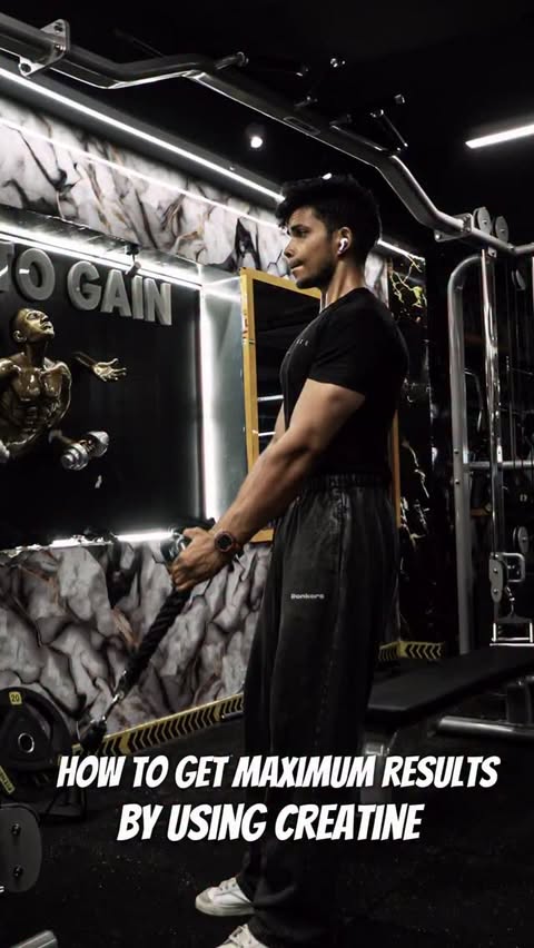 Instagram post by @dinesh.levi for MuscleBlaze. Caption reads: [...] results by using Been using the @muscleblaze....