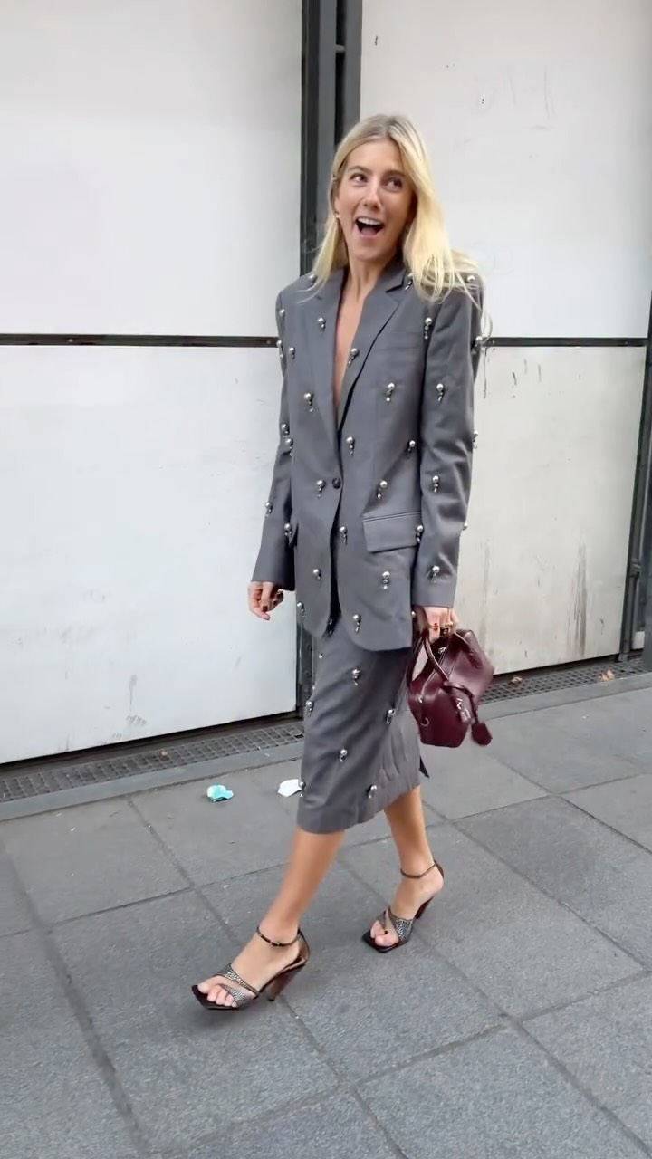 Instagram post by @lillysisto for Stella McCartney. Caption reads: COME TOGETHER FOR STELLA DAY AT POMPIDOU! SS26 is....