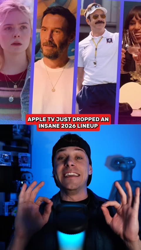 Instagram post by @patrickadougall for Apple TV. Caption reads: Apple TV just dropped their BIGGEST slate of [...].