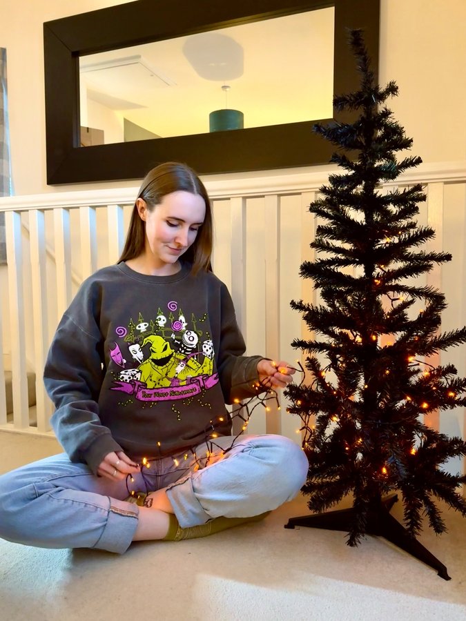 Instagram post by @hattyhaunts for TruffleShuffle. Caption reads: [...] latest vintage wash sweatshirt from....