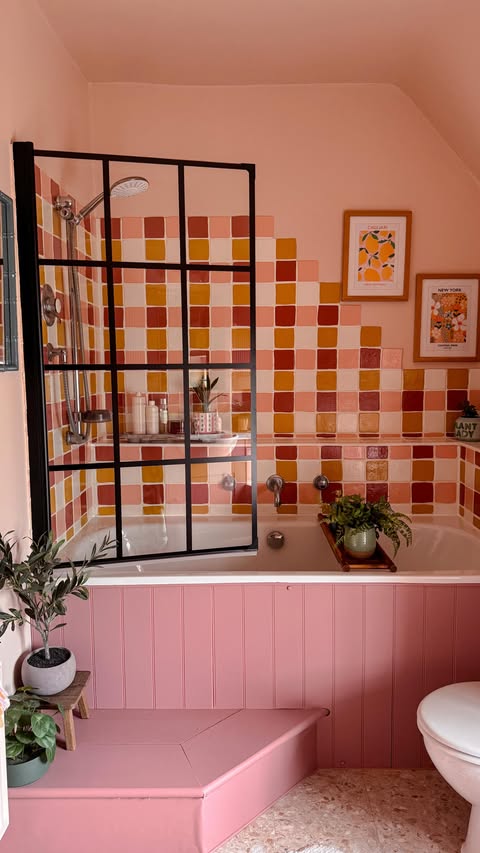 Instagram post by @thecolourfulhomeedit for Rust-Oleum. Caption reads: [...] a makeover we could afford now, using....
