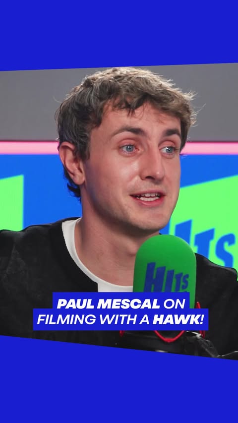 Instagram post by @hitsradiouk for Universal Pictures. Caption reads: The Hamnet hawk had other plans 😅🪶

You can....