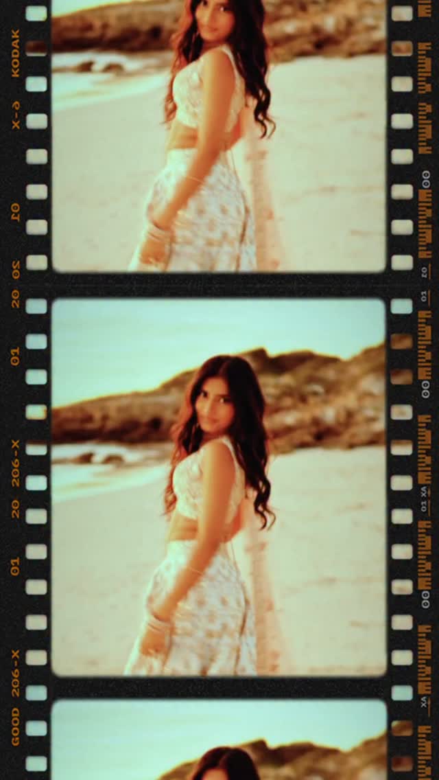 Instagram post by @element5films for LASHKARAA. Caption reads: 🎞️🌅 outfit @lashkaraa hair & makeup....