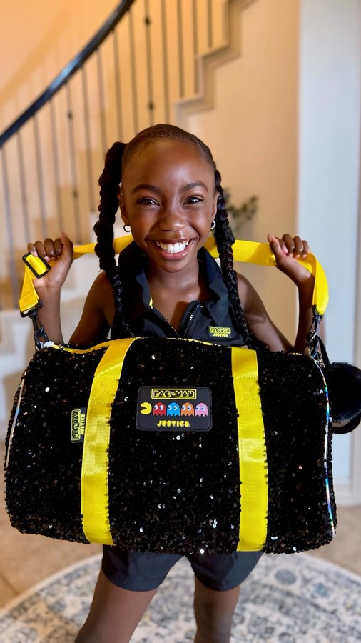 Instagram post by @simply_madisonjade for Justice. Caption reads: One fun fact about Maddie is that she loves....