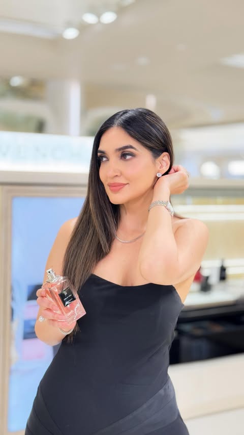 Instagram post by @meenakshikuwadekar for Givenchy Beauty. Caption reads: The Givenchy fragrances, exclusively at....