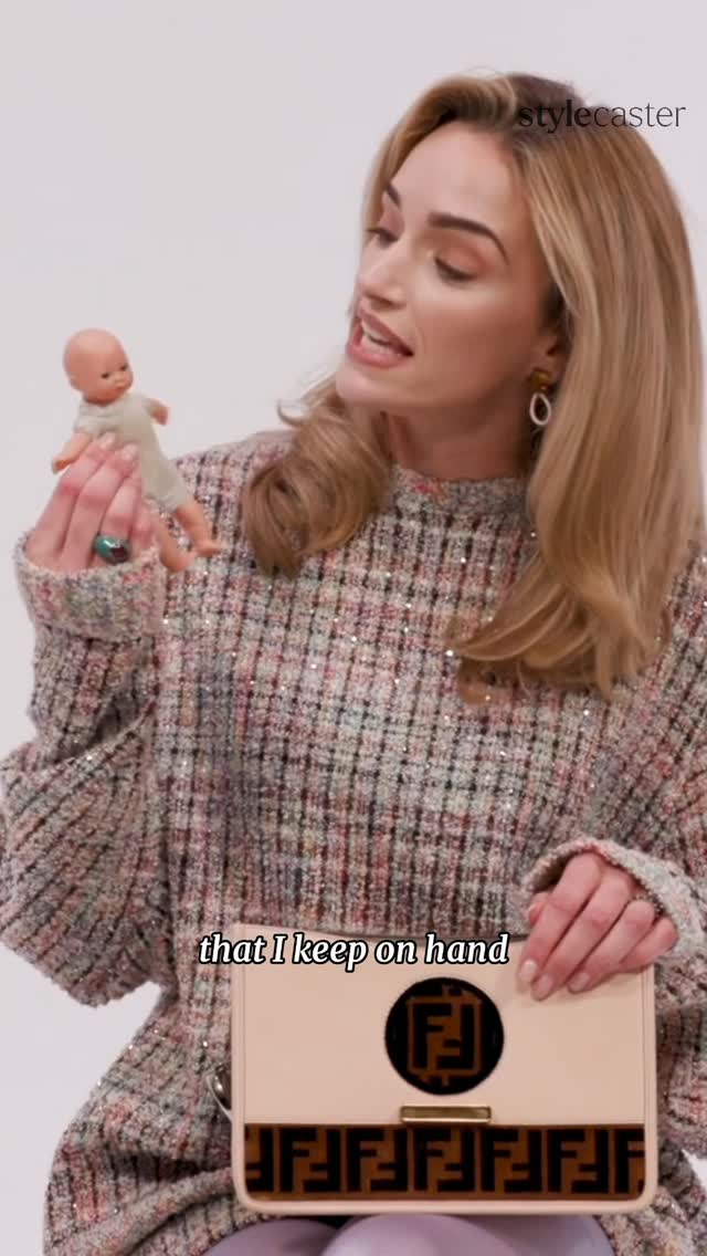 Instagram post by @briannehowey for Fendi. Caption reads: The baby doll looks like an Abby to us. For our....