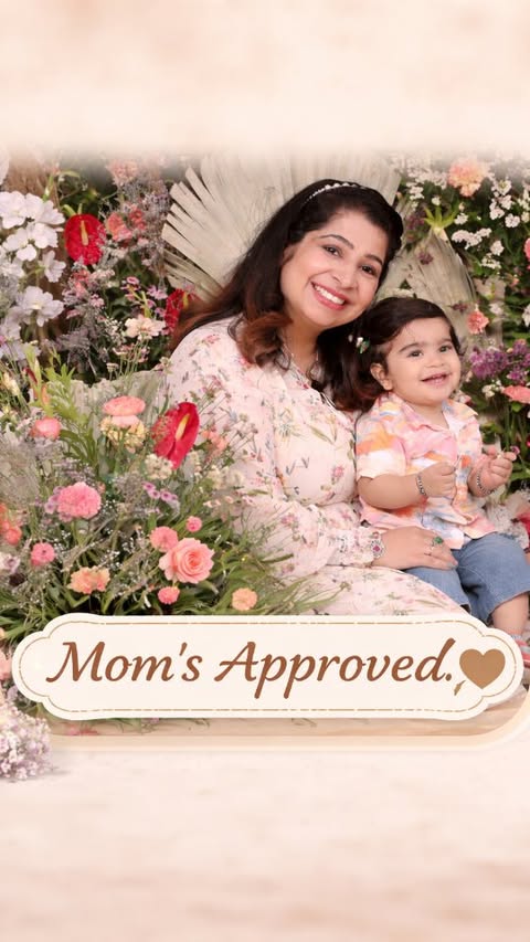 Instagram post by @notjustanyblogger for Himalaya Babycare. Caption reads: [...] and Baby Shampoo. #MomApproved....