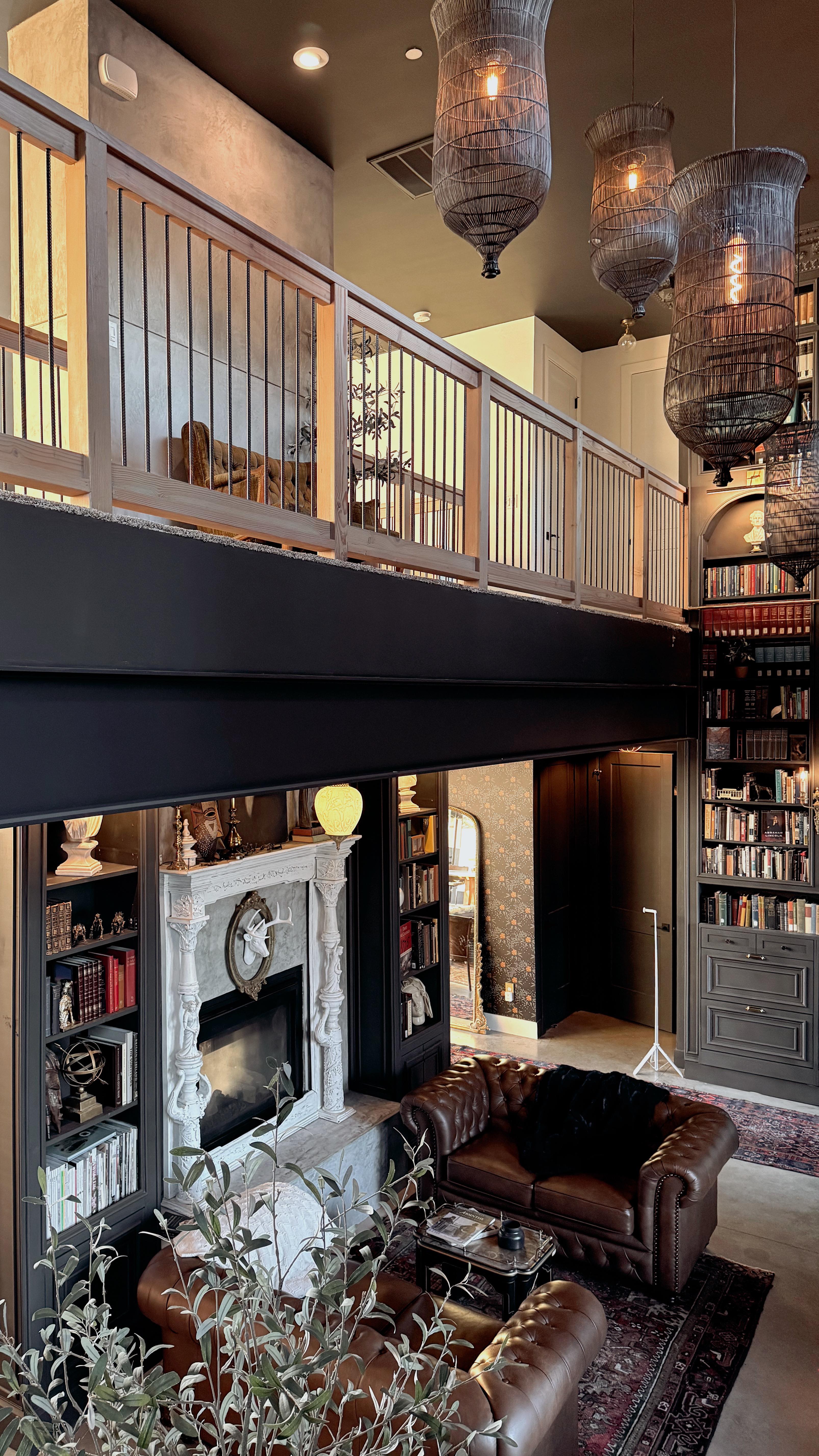 Instagram post by @houseofheron for Valencia Theater Seating. Caption reads: When your moody Pinterest board becomes reality....