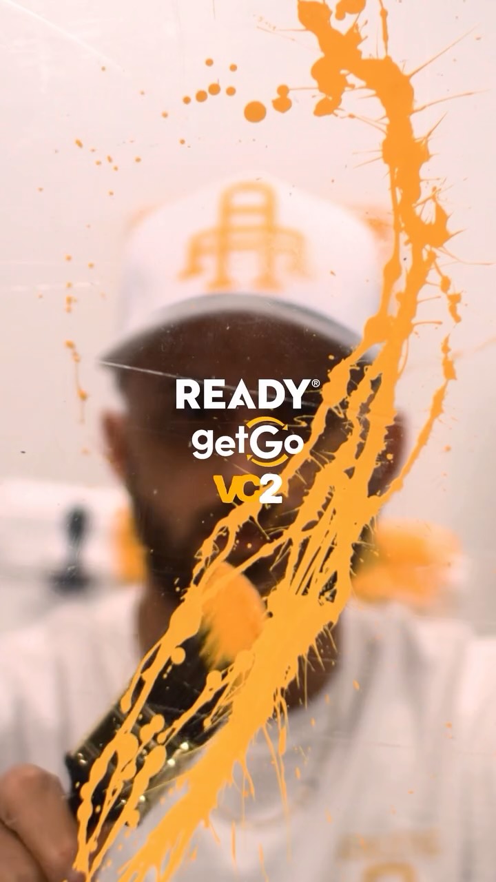 Instagram post by @vc2art for Ready Nutrition. Caption reads: To celebrate the launch of Ready® Protein Water in....