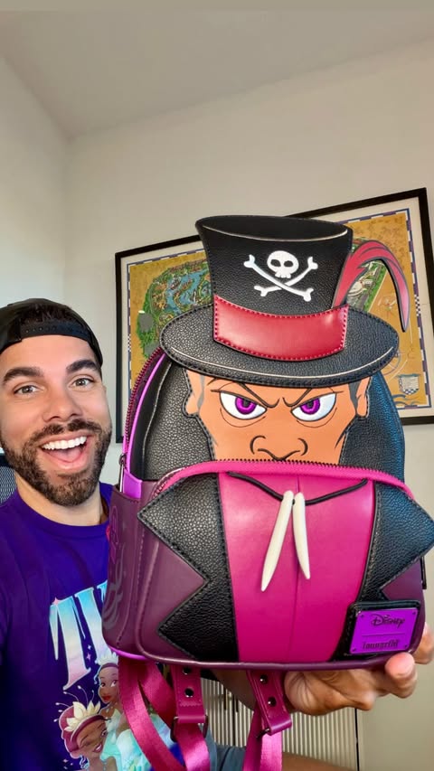 Instagram post by @davidvaughn for loungefly. Caption reads: [...] a deal with this new Disney Villains....
