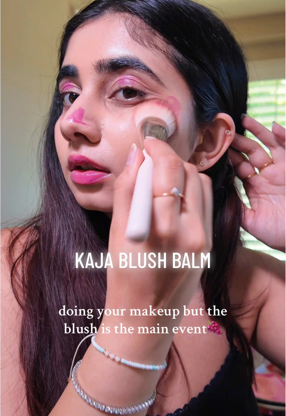 TikTok post by @ishasallll for Kaja Beauty. Caption reads: [...] is all you need🤷🏻‍♀️ @Kaja Beauty Kaja....