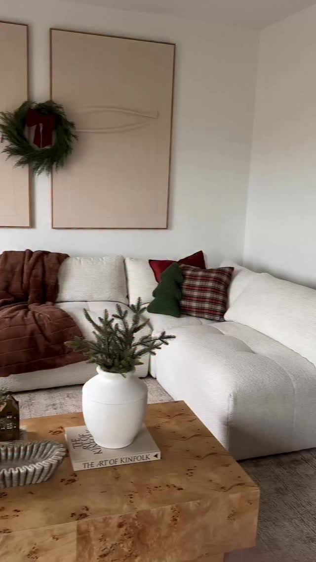 Instagram post by @ketlenweber for RC Willey. Caption reads: [...] room has never felt cozier! 🎄❤️ Only....