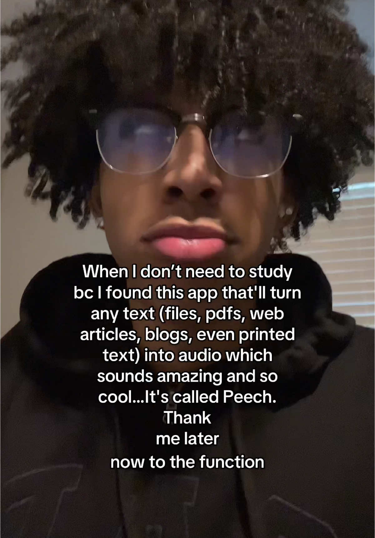 TikTok post by @itisstilleasy for Peech App. Caption reads: #peechapp @Peech App Dowload Peech 🎧.