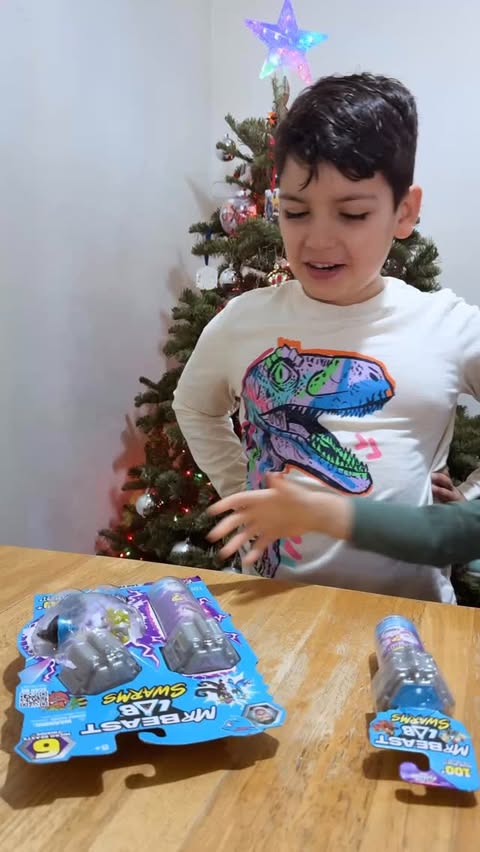 Instagram post by @conlimonplease for MrBeast Lab. Caption reads: [...] unleash the Hyper Fusion Swarms from....