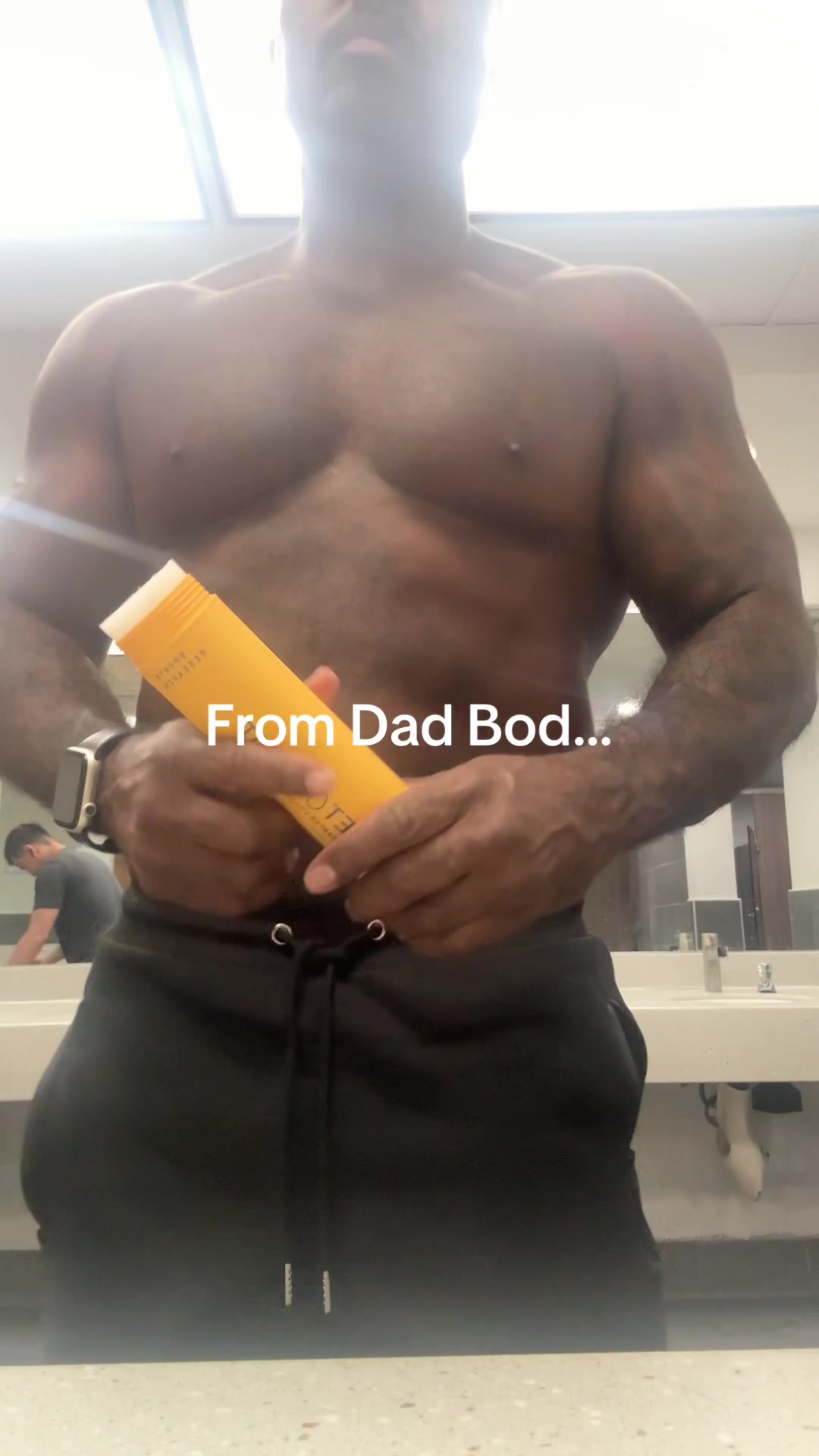 TikTok post by @richscentyou for Sweetsweat. Caption reads: [...] Workout Enhancer and yes it’s unisex....