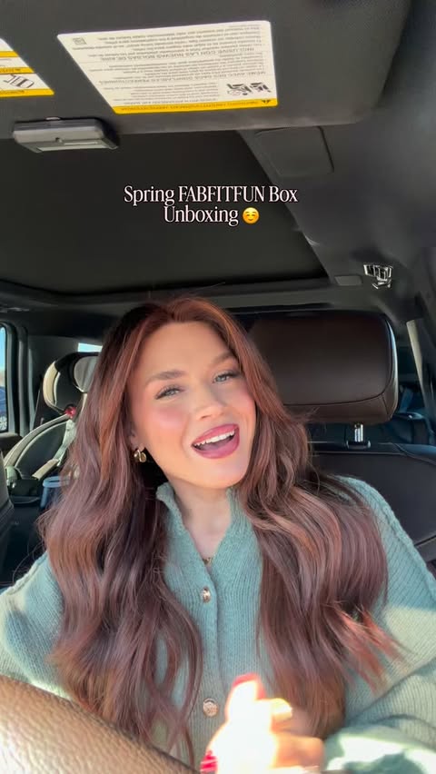 Instagram post by @beigebycalihan for FabFitFun. Caption reads: Spring @fabfitfun 😚💐 @saltandstone @fabfitfun....