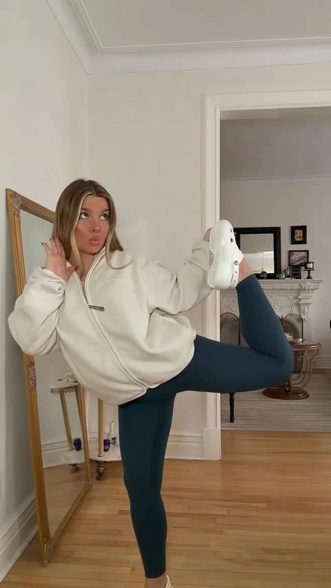 Instagram post by @eve.laurenn for Crocs. Caption reads: My favourite comfort shoes 🤍 shop @crocs with the....