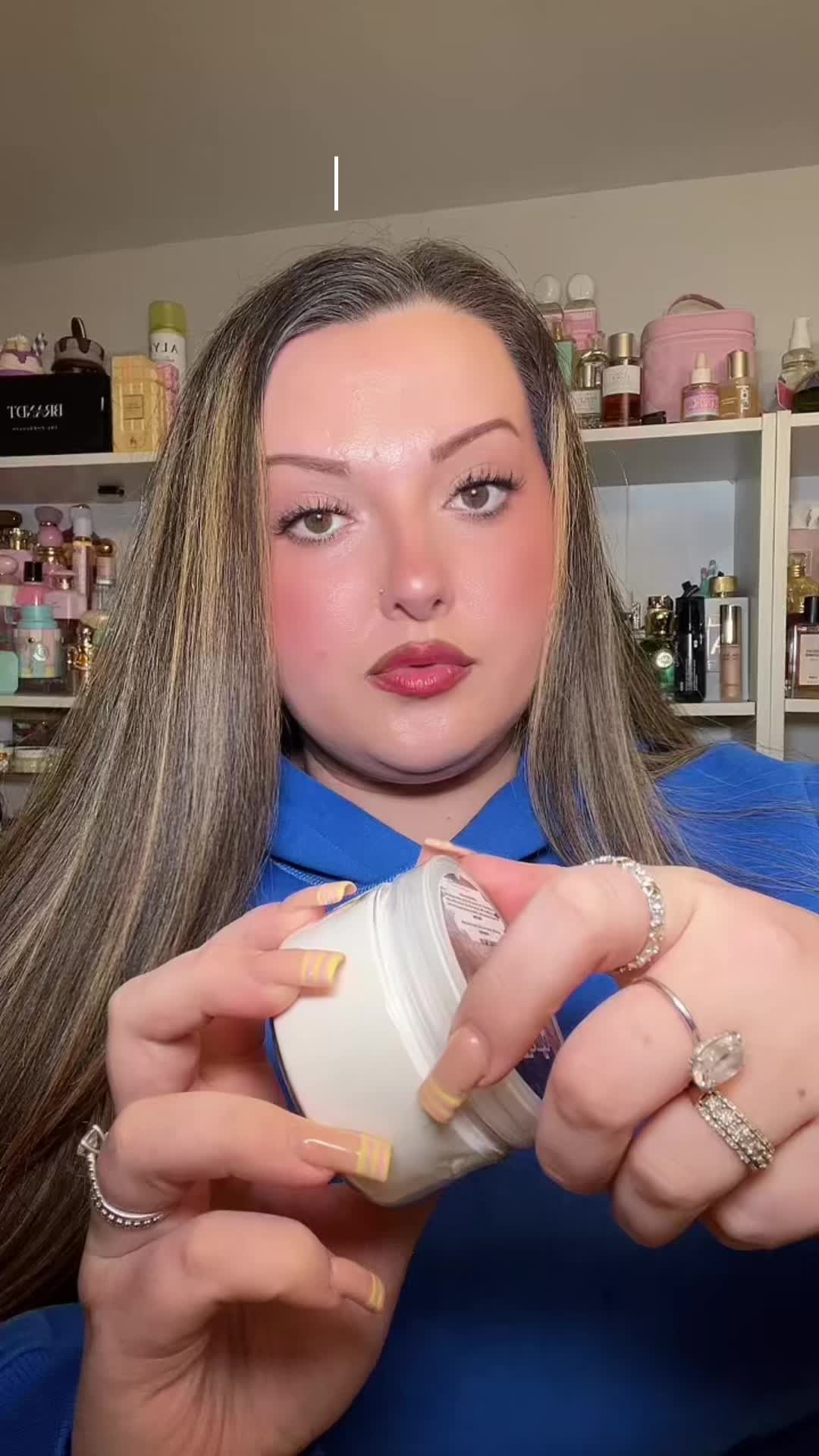 TikTok post by @queen_bree8896 for JerrBears Company. Caption reads: @jerrbearscompany vanilla, brown sugar, mango,....