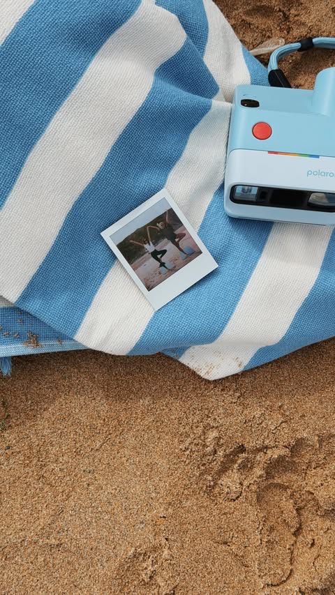 Instagram post by @kimturkington_ for Polaroid. Caption reads: Ad A very fun weekend captured on the @polaroid Go....