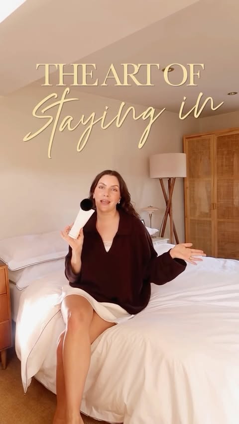 Instagram post by @emmahoareau for The White Company. Caption reads: [...] on doing *very* well, and that....