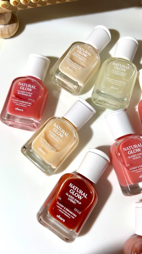 Instagram post by @finewinenails for ohora. Caption reads: Not sure which Ohora Nail Strengthener is right....