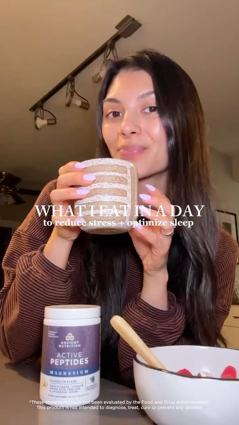 Instagram post by @healthienut for Ancient Nutrition. Caption reads: [...] day. And lately I’ve been adding Ancient....