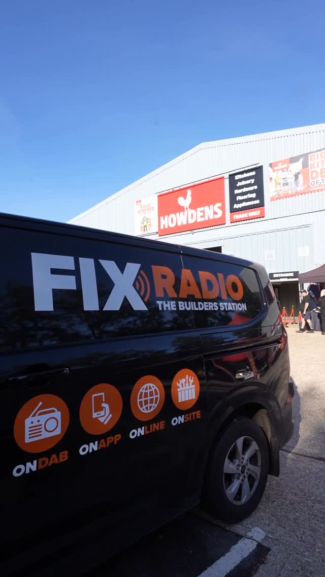 Instagram post by @thebaldbuilders for Howdens. Caption reads: We’ve popped down to the @howdensjoinery....