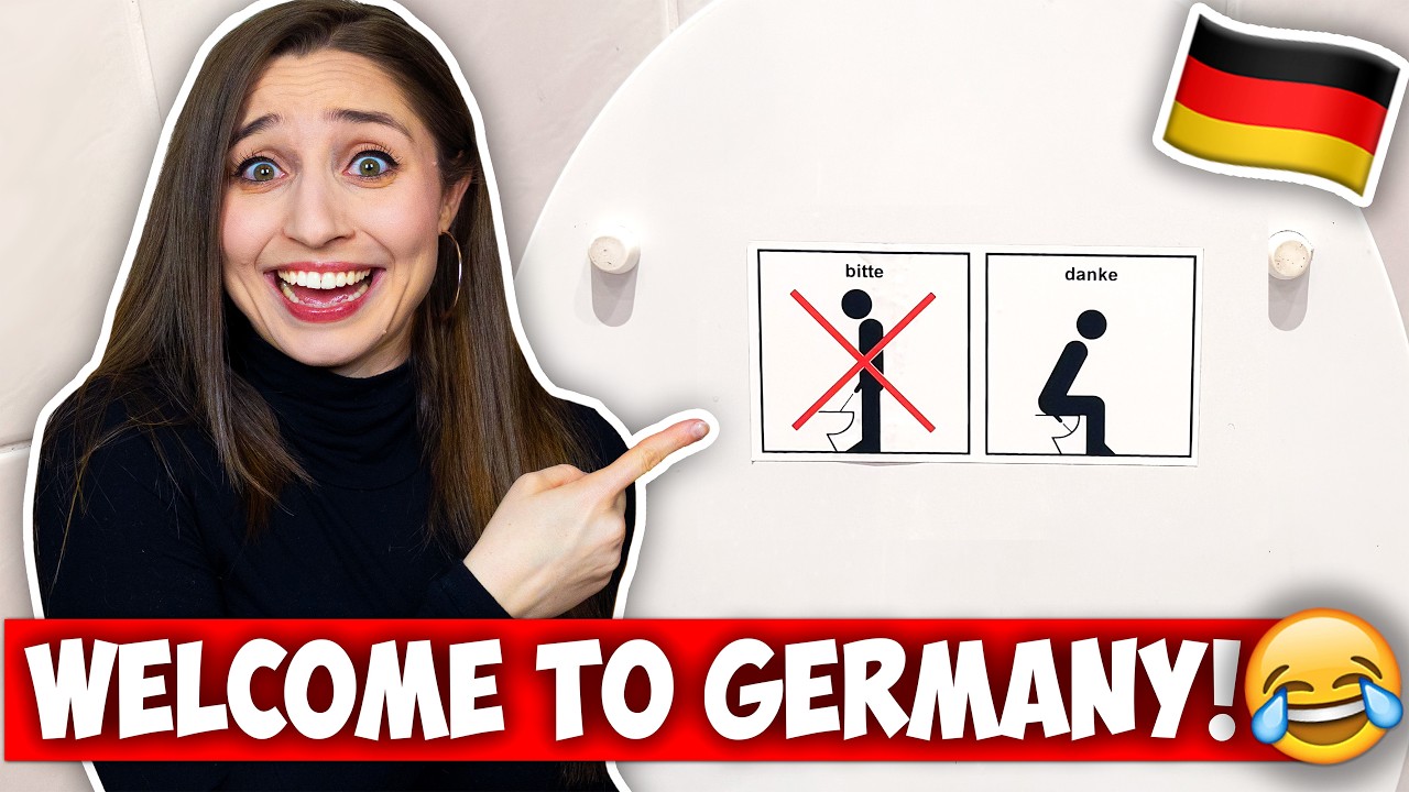 YouTube post by @FelifromGermany for Lingopie. Caption reads: 20 SUPER GERMAN things inside our home! 🇩🇪 |....