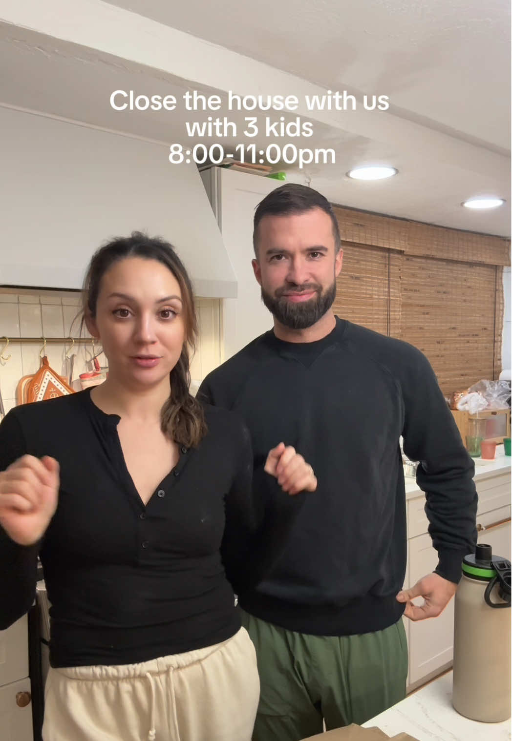 TikTok post by @jennandtoni for Eureka. Caption reads: [...] exhausted >>… thank goodness for my....