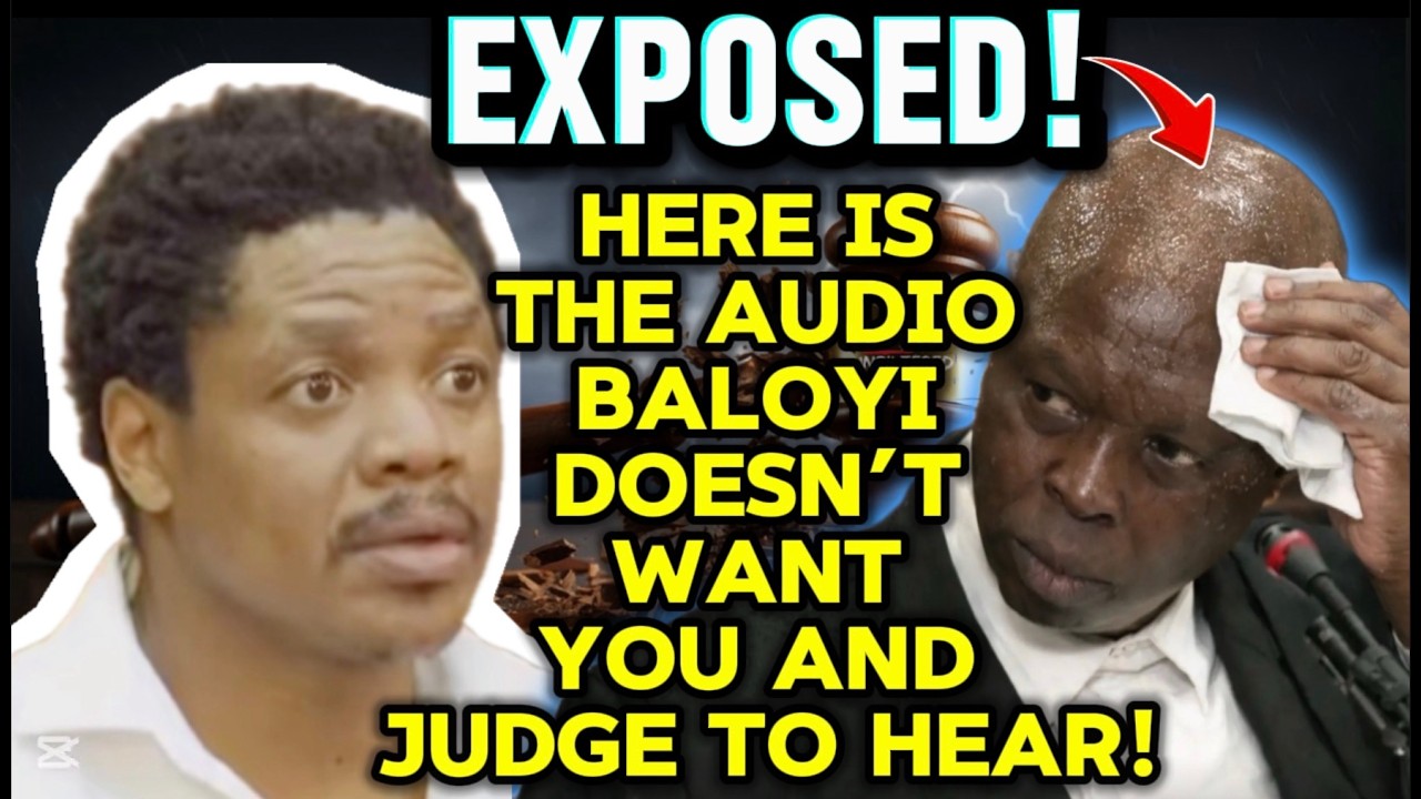 YouTube post by @MzansiUnfiltered for StreamYard. Caption reads: SENZO MEYIWA TRIAL: THE ACOUSTIC CLIP PROVES....