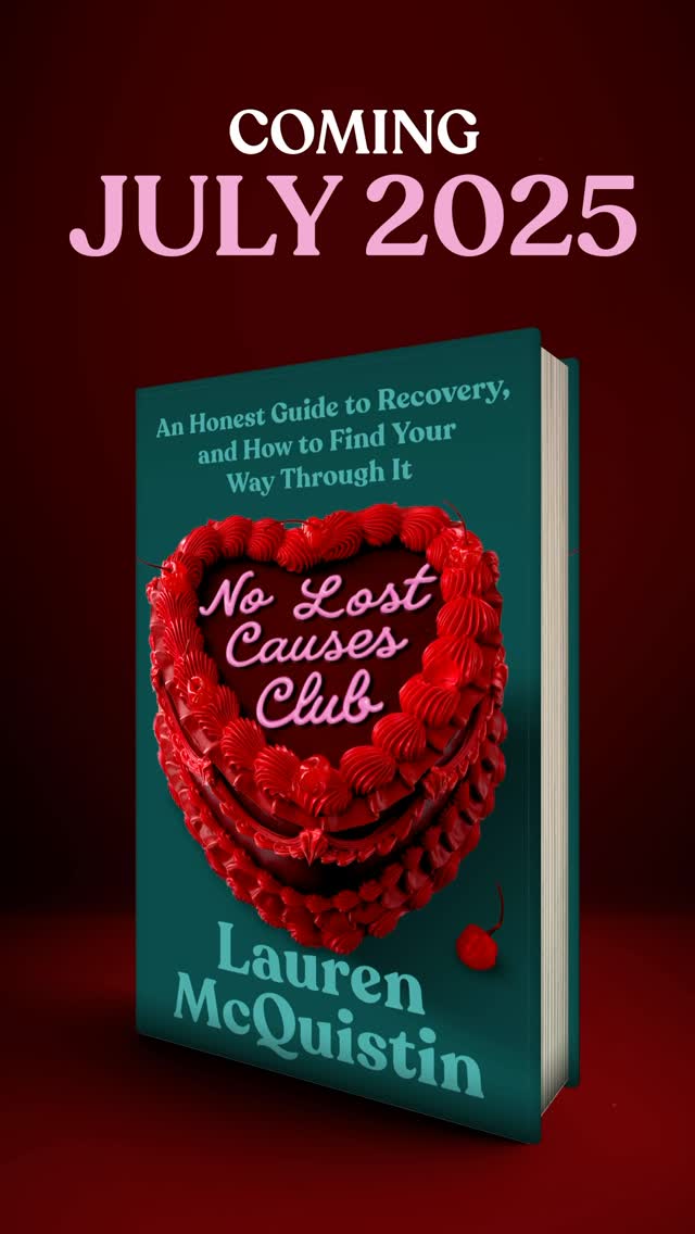 Instagram post by @brutalrecovery for Harpercollinsuk. Caption reads: We are delighted to share the cover for NO LOST....