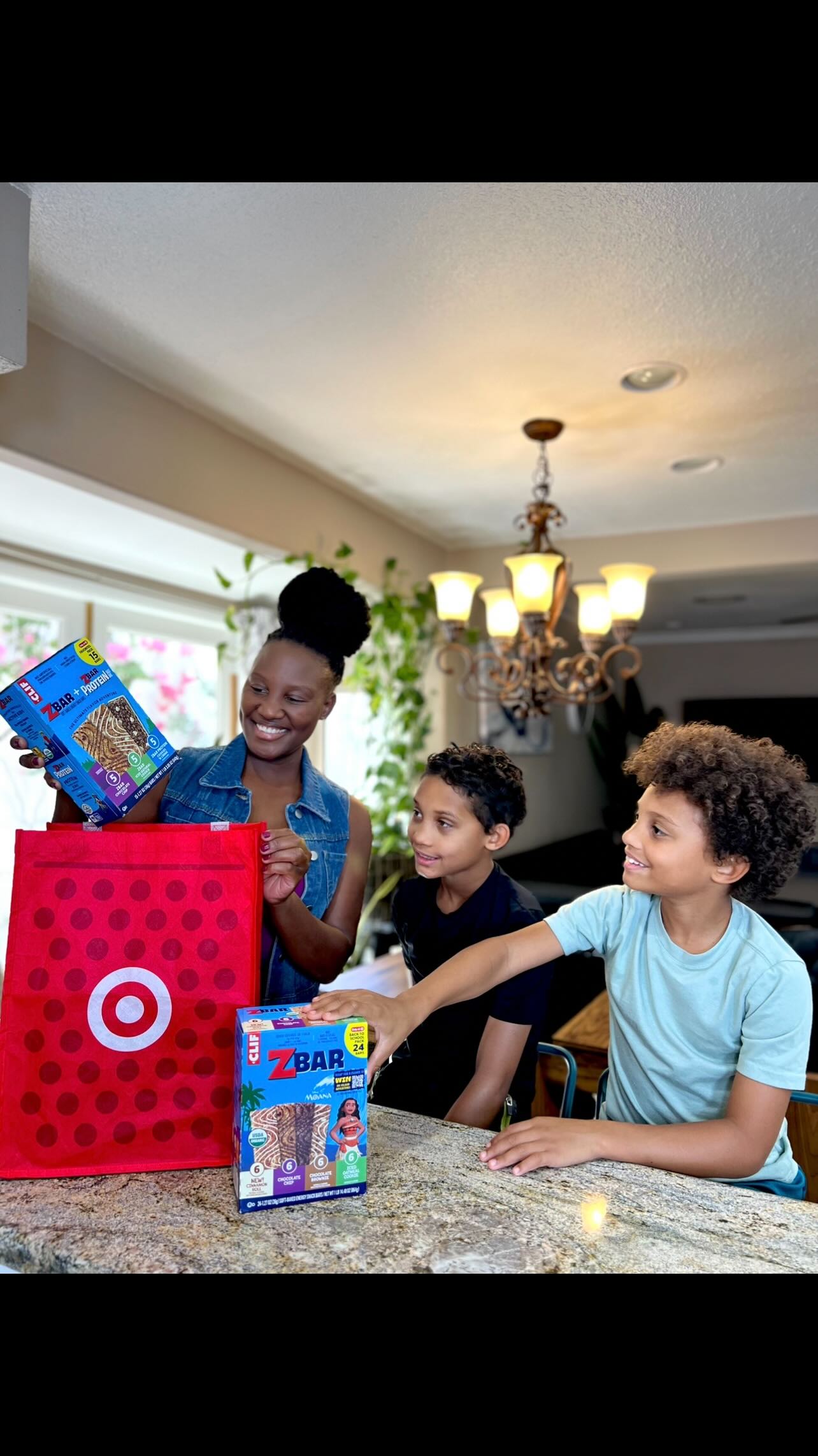 Instagram post by @mama_and_minis_adventures for CLIF BAR. Caption reads: #AD I have teamed up with @zbarofficial 

Active....