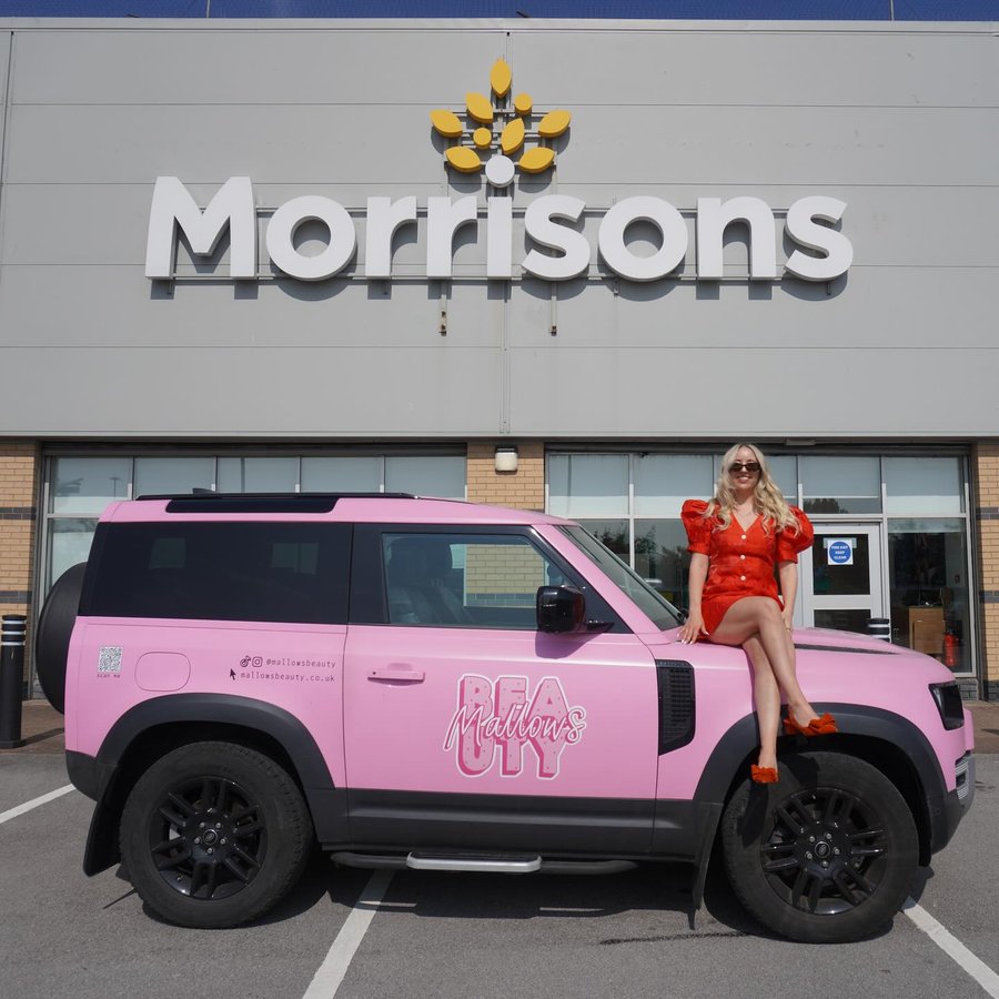 Instagram post by @laurakathrynmallows for mallowsbeauty. Caption reads: I can’t believe I’m saying this but you can now....