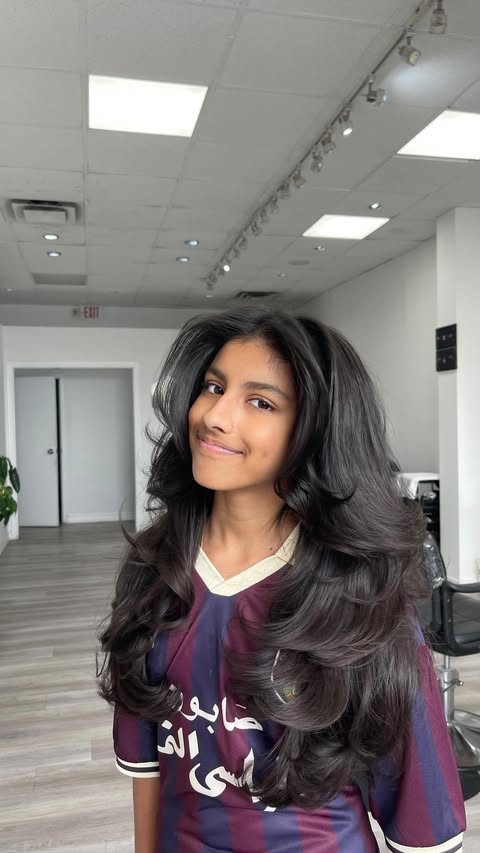 Instagram post by @cheveux_de_raul for Fable & Mane. Caption reads: When your daughter hair is a whole #ad hairstylist....
