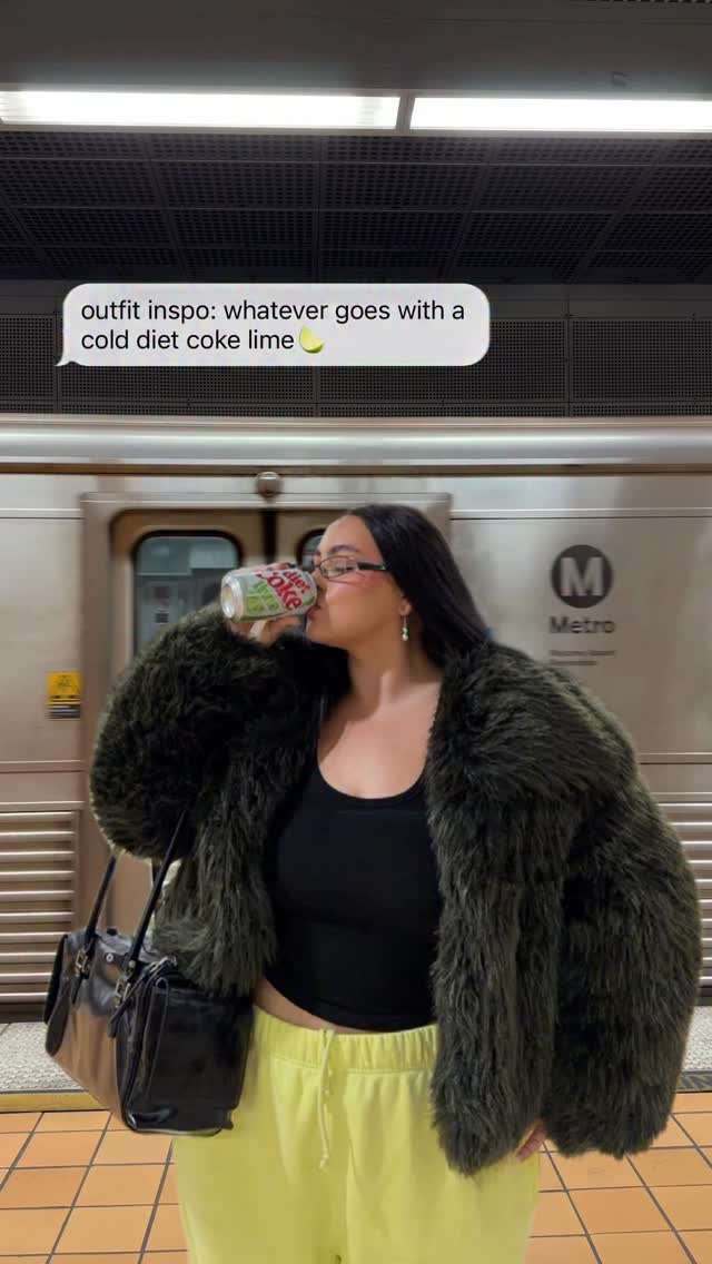 Instagram post by @avericamille for Diet Coke. Caption reads: AD when you see me, you see her @dietcoke lime is....