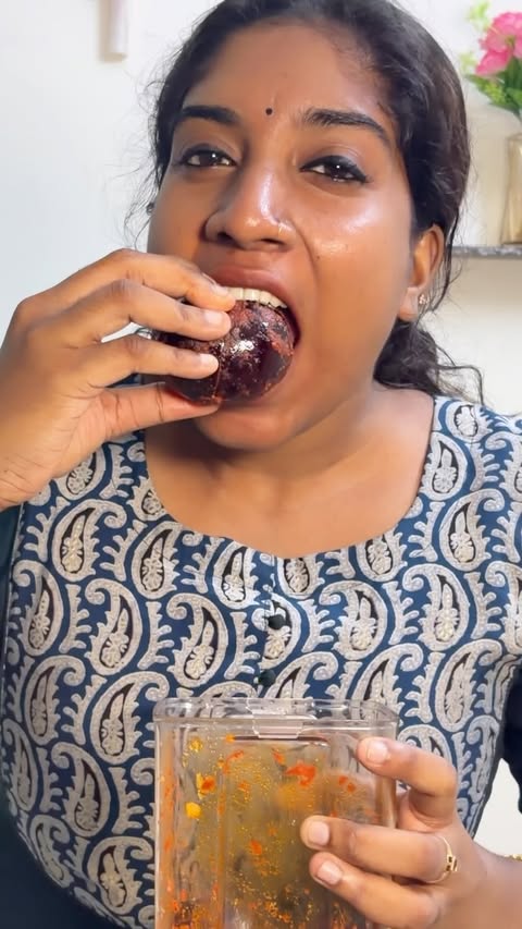 Instagram post by @its_me_kanmani_official for Wishlink. Caption reads: Plum #itsmekanmaniofficial #SelectedByWishlink,....