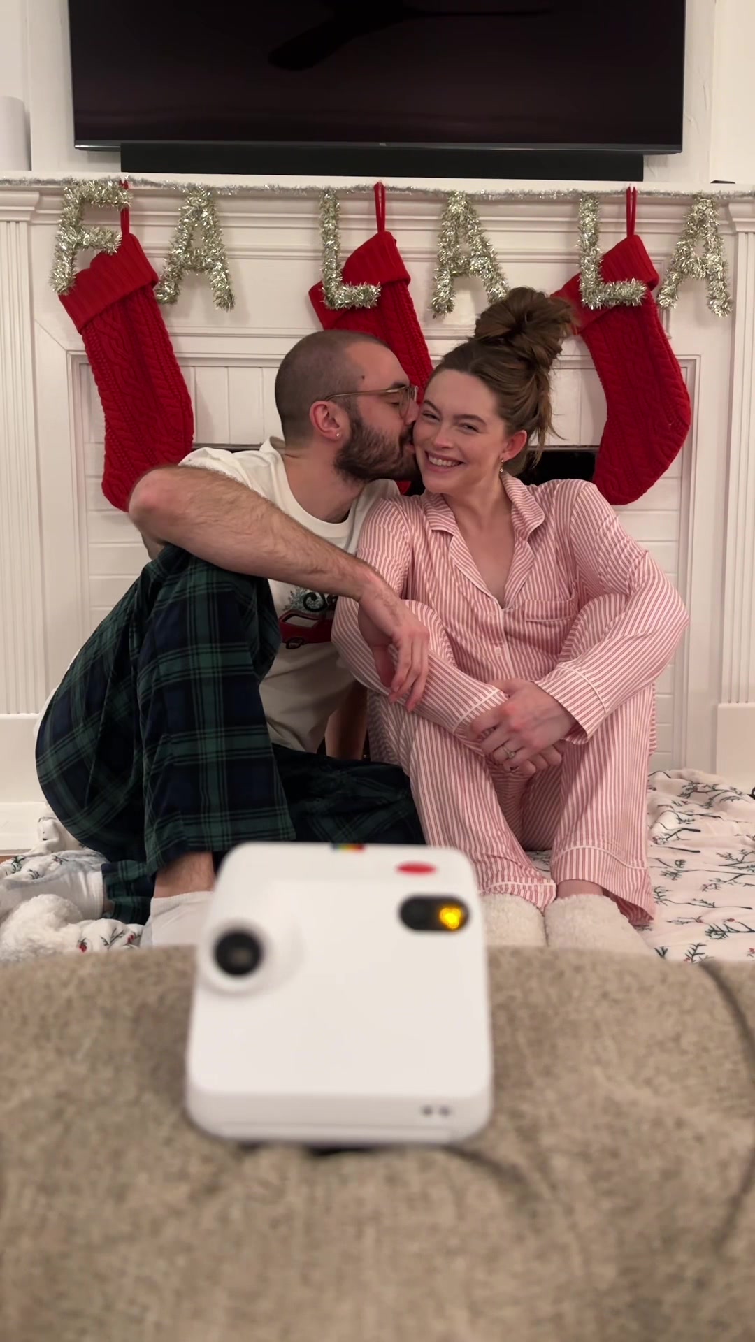 TikTok post by @lani.baker for Polaroid. Caption reads: [...] remember what matters most on the @Polaroid....