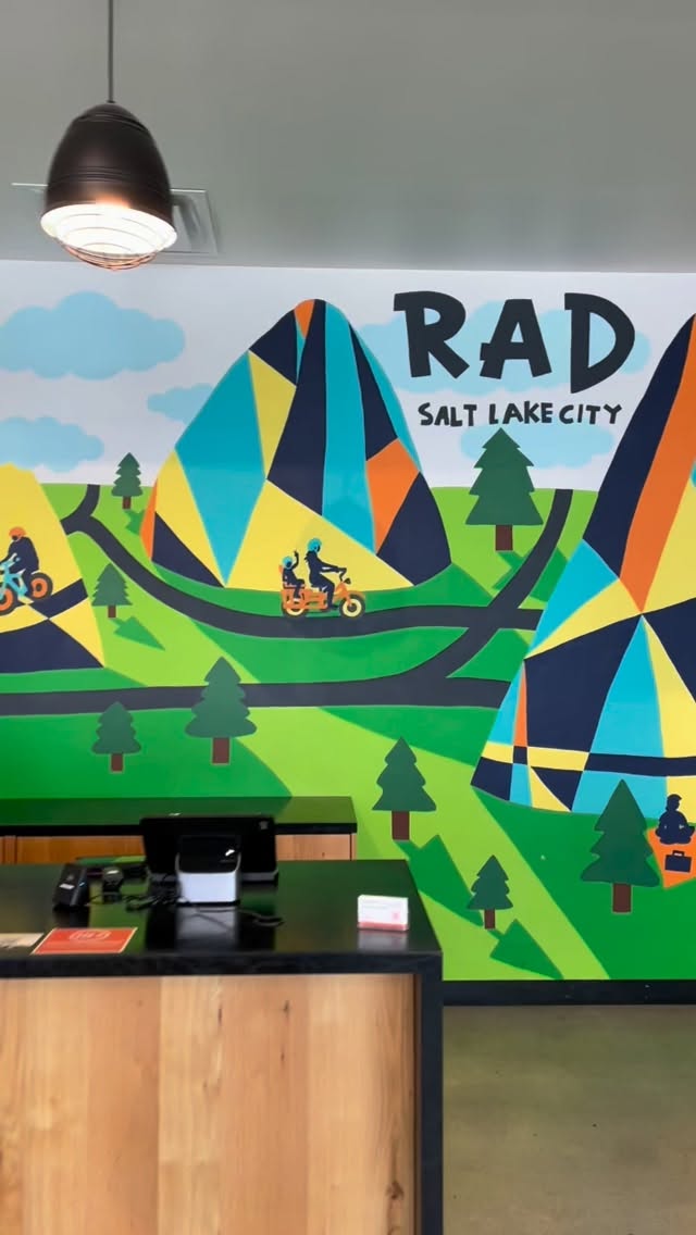 Instagram post by @music.for.littles for Rad Power Bikes. Caption reads: Come with us to pick up our RadWagon.. we’re....