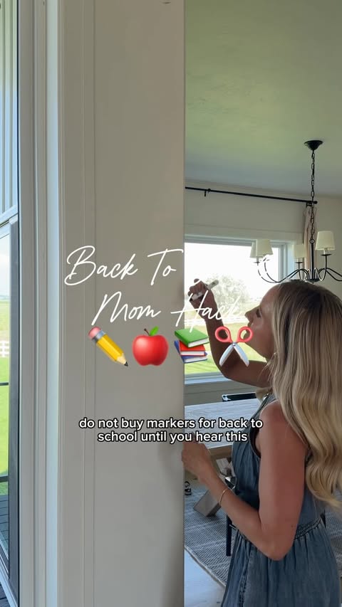 Instagram post by @jacquelynstoddard for Crayola. Caption reads: [...] This year’s back to school must have?....