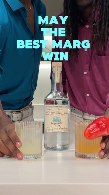 Instagram post by @dnieccio for Casamigos. Caption reads: AD may the best @casamigos marg win margarita....