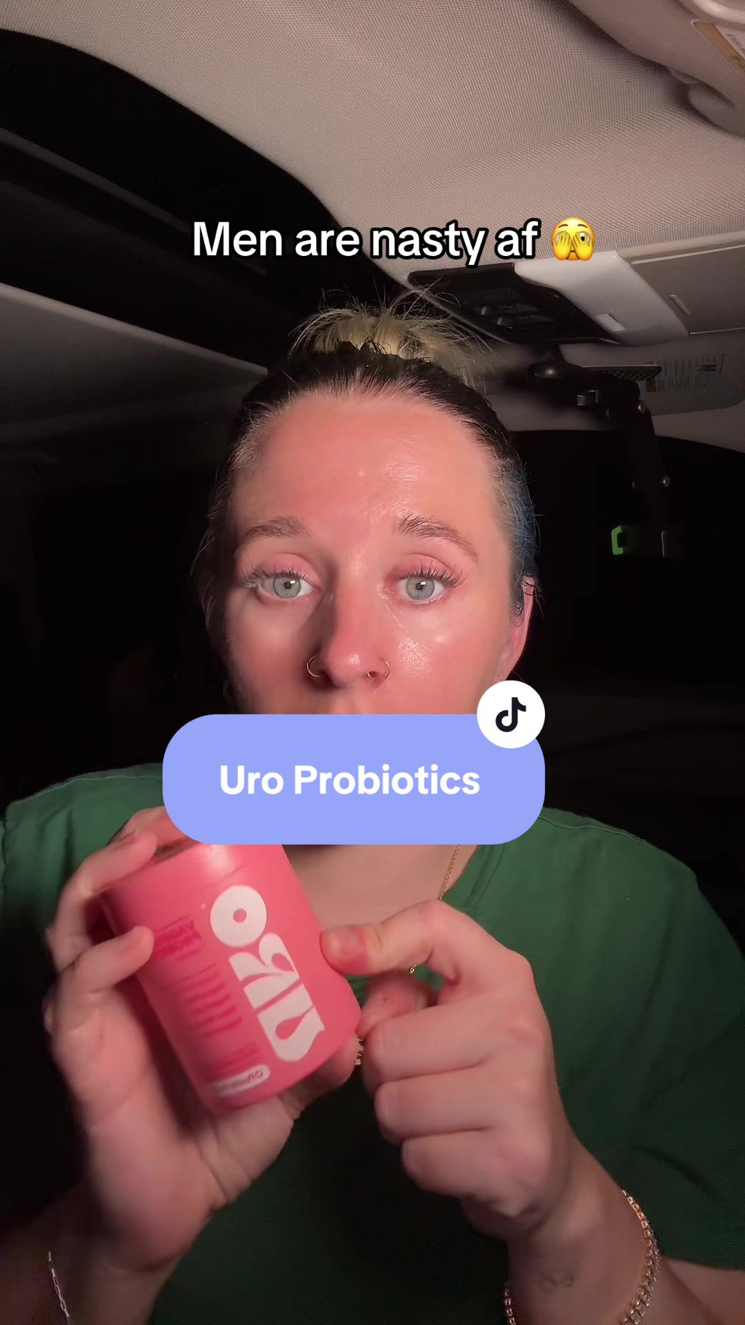 TikTok post by @servedbychels for O Positiv. Caption reads: Idk what I was thinking blaming myself. @O Positiv....