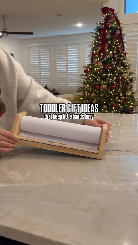 Instagram post by @_jadeoneal for Crayola. Caption reads: If you’ve got a crafty toddler, these toddler gift....